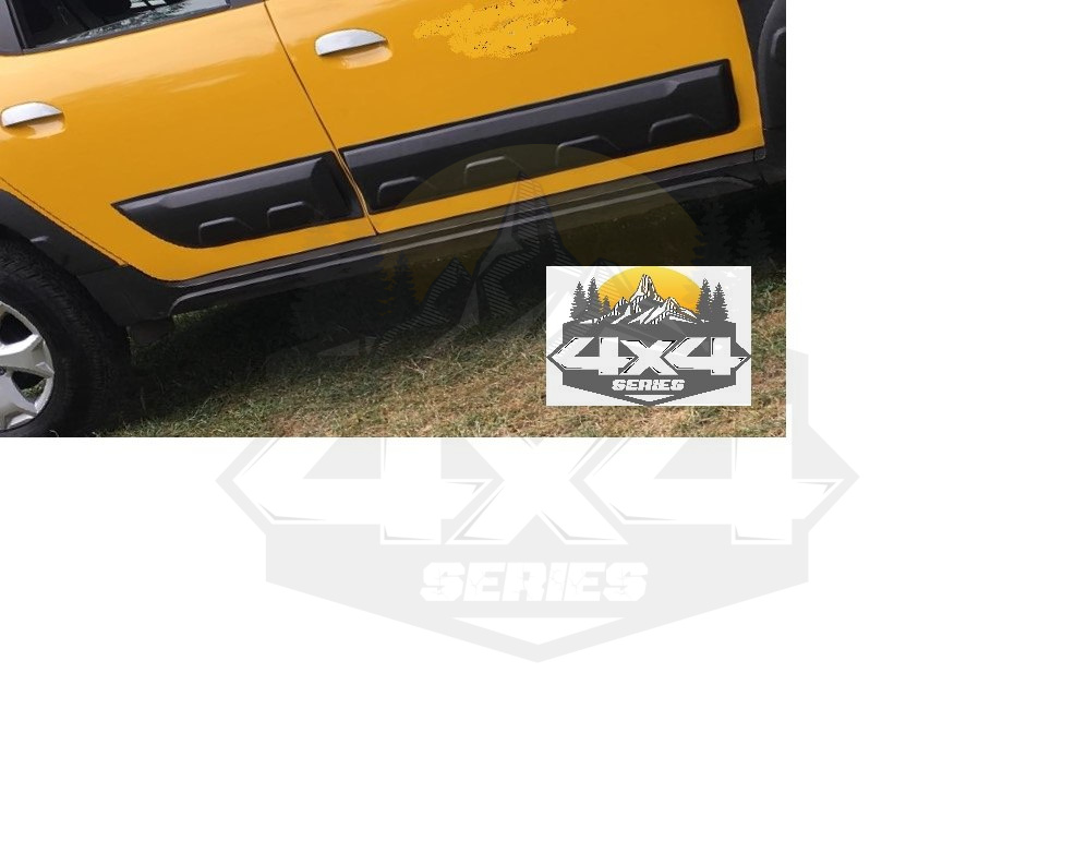4X4 SERIES > Dacia Duster 2018+ Listwy ochronne drzwi Off Road